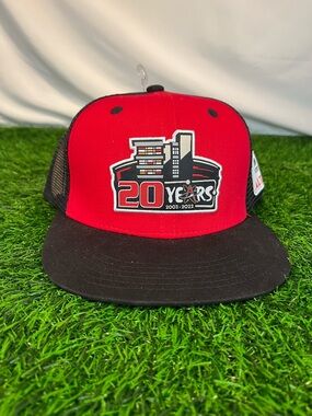 Albuquerque Isotopes 20th Anniversary 2022 SGA Snapback Hat Black & Red OSFA
